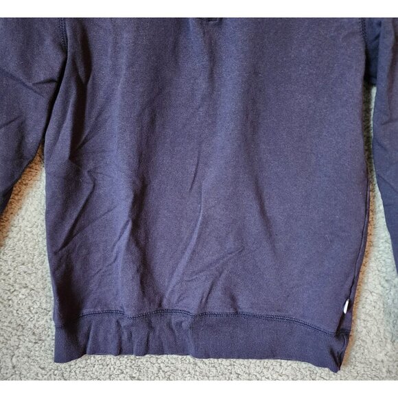 Tommy Bahama Navy Blue Quarter Zip Pullover Sweatshirt Youth Size Large (10/12) - Picture 6 of 12